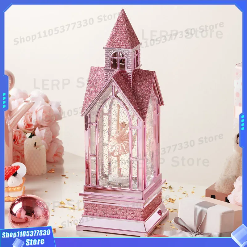 Snow Globe Musical - Crystal Ball Music Box Spinning Ballet