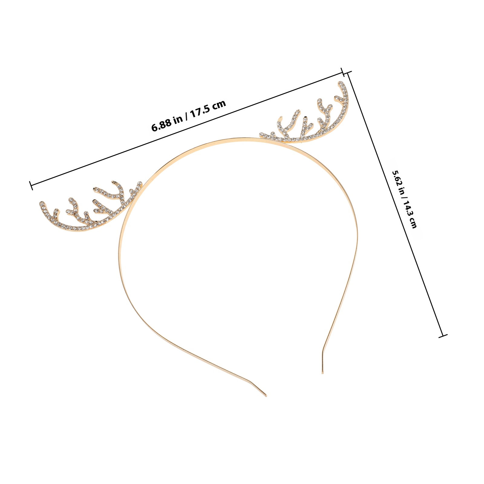 Festive Rhinestone Deer Antler - Reindeer Antlers Headband recensie en prijs