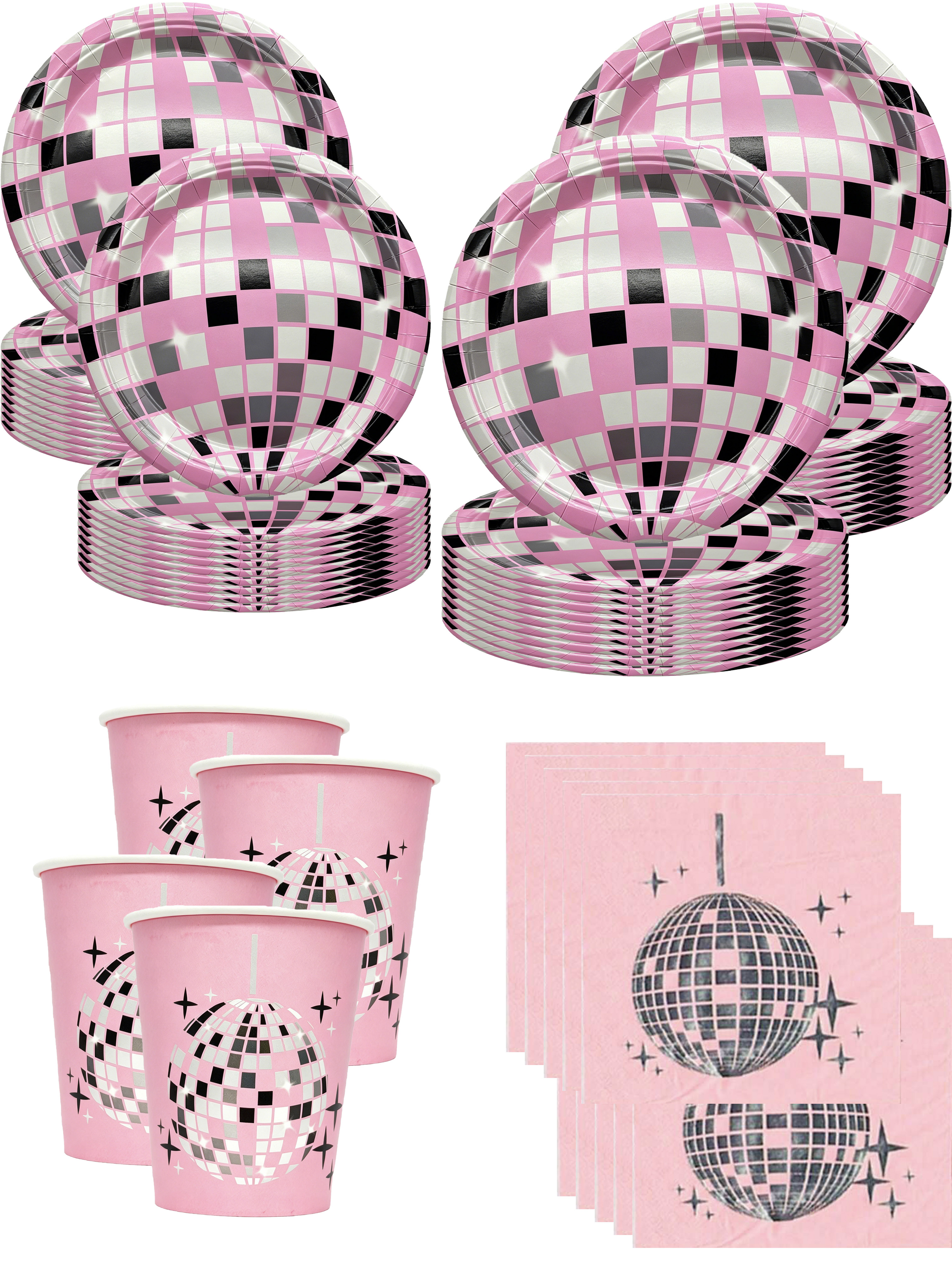 Pink Disco Ball Paper Tablewar - Ornament Ball Set recensie en prijs