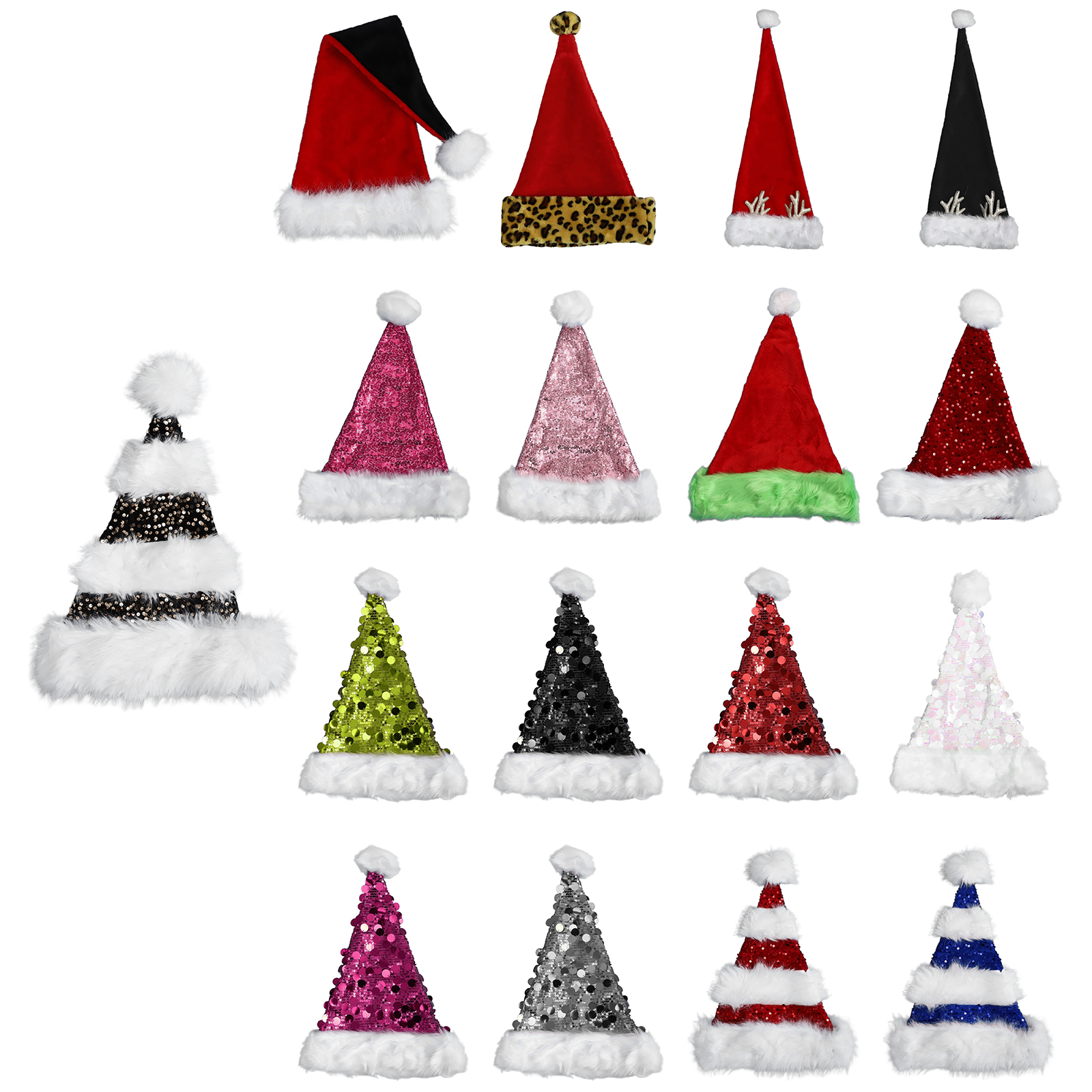 Adults Christmas Santa Hat Sof - Santa Hat Plush recensie en prijs