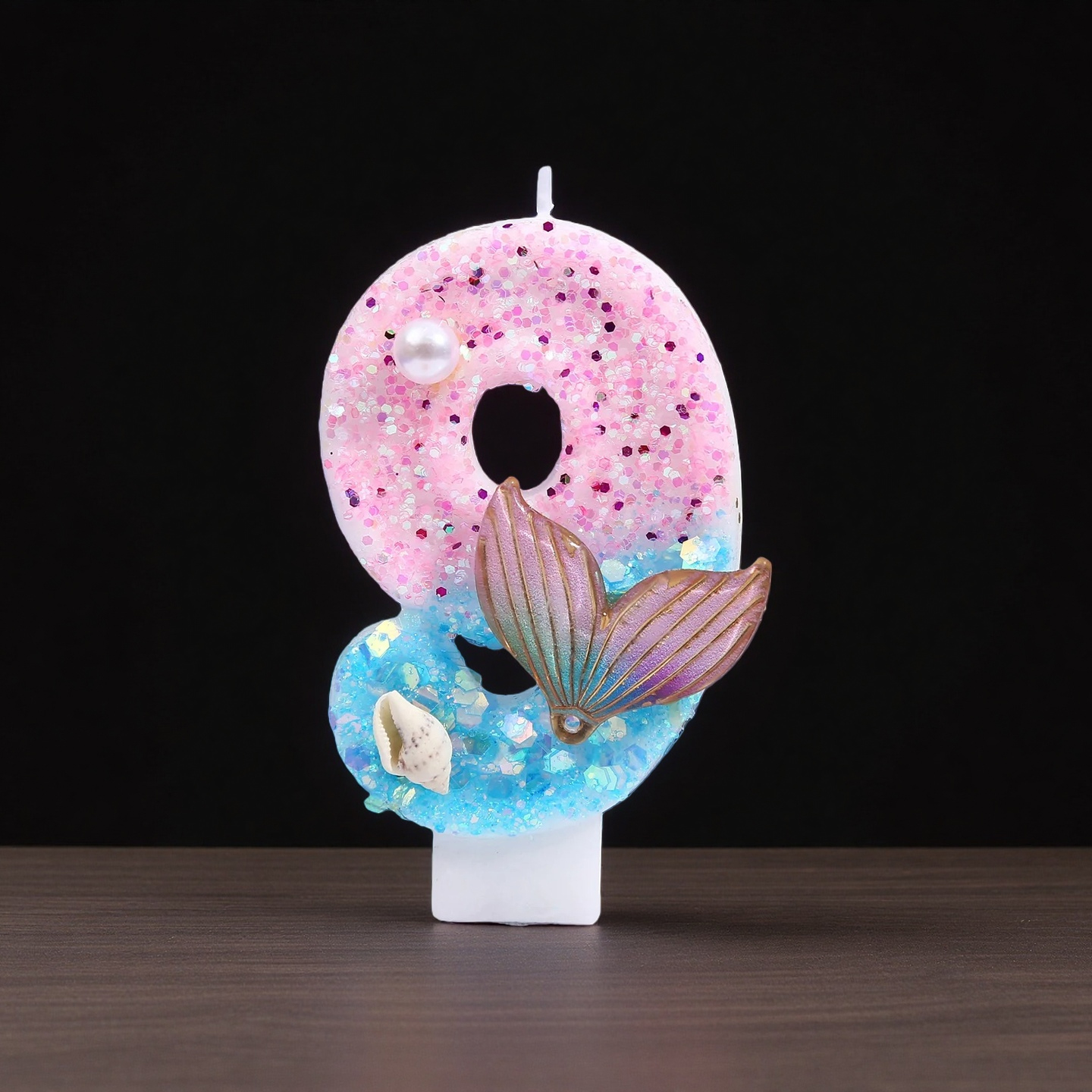 Gradient Blue Shell Pearl Crea - Holiday Candle Set recensie en prijs