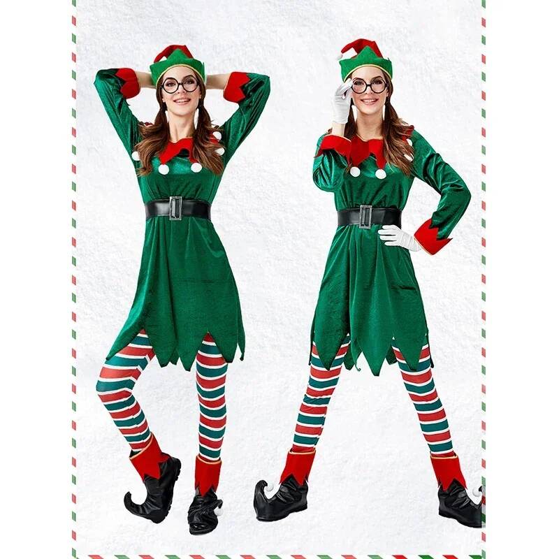 Santa Claus Cosplay Costume Ch - Elf Costume Christmas recensie en prijs
