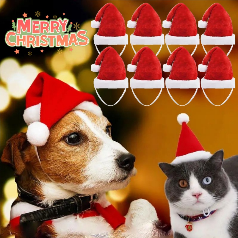 Christmas Pet Santa Hat Red Pl - Santa Hat Plush recensie en prijs