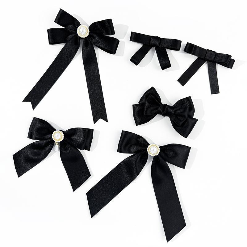 Black Ribbon Bow Pearl Brooch  - Ribbon Bow Gift recensie en prijs