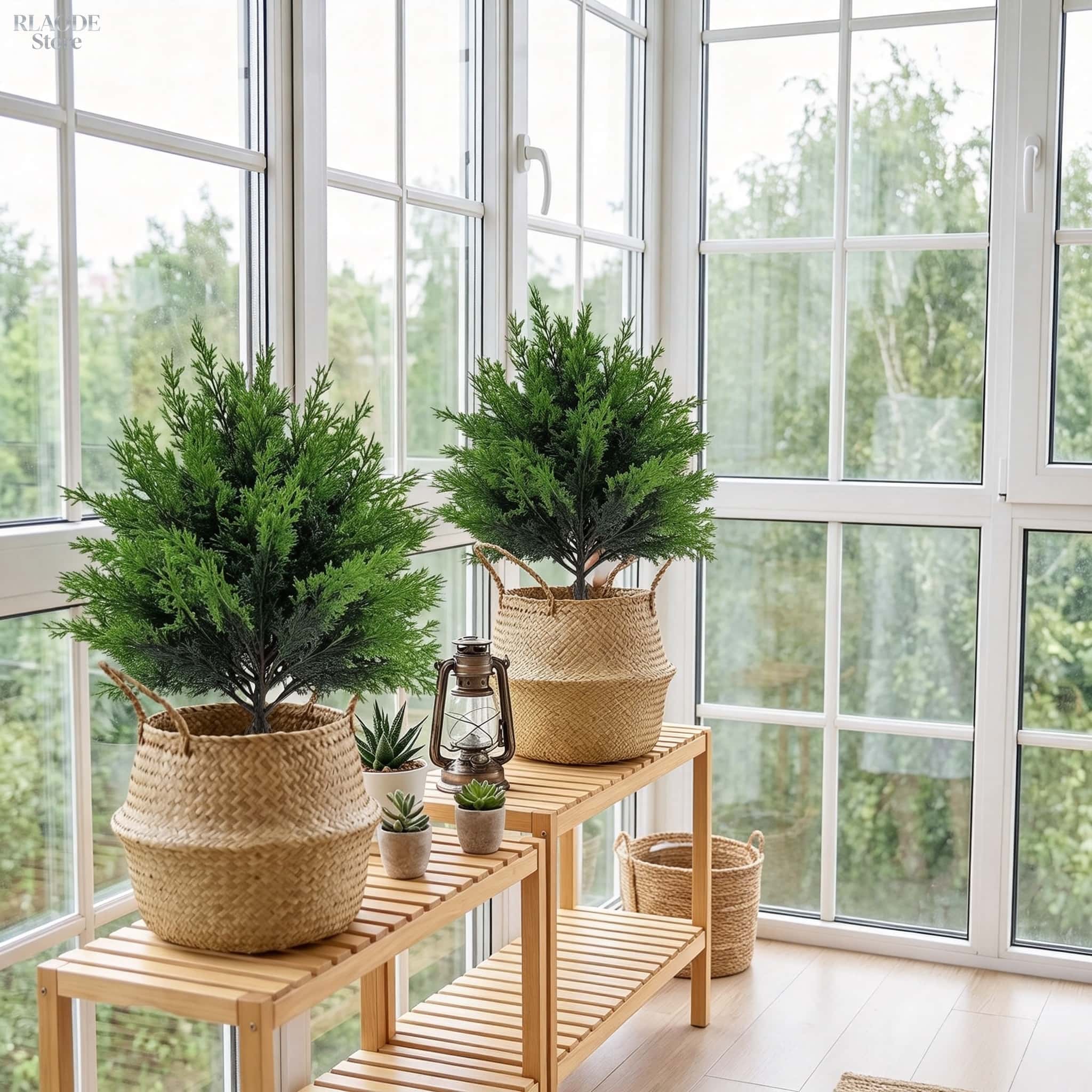 2pcs Outdoor Artificial Greene - Christmas Tree Artificial recensie en prijs