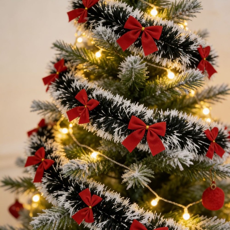10M Christmas Tinsel Ribbons G - Tinsel Garland Decoration recensie en prijs