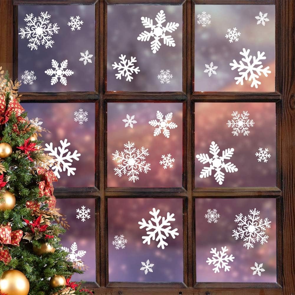 Christmas Window Clings Static - Snowflake Window Decal recensie en prijs