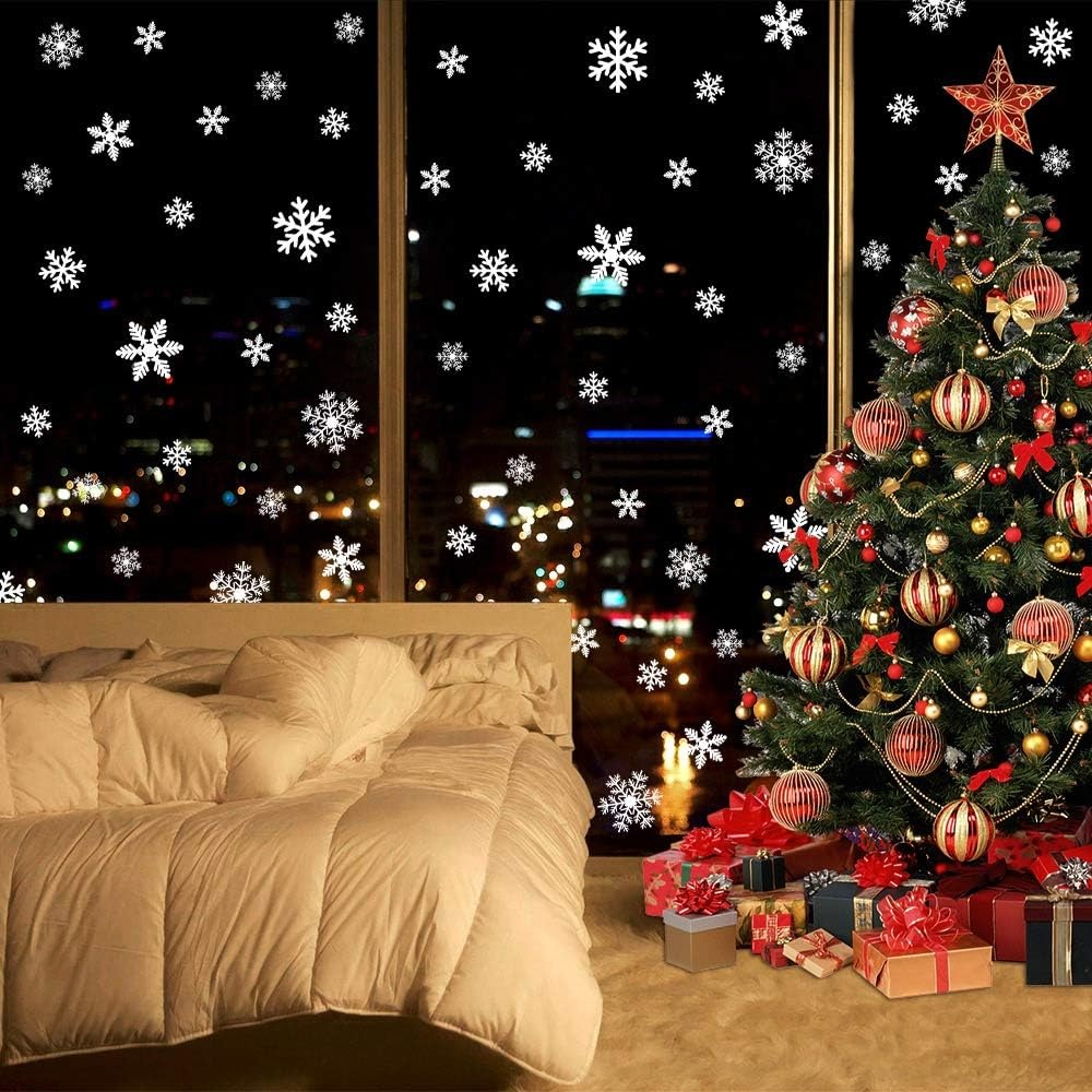 Christmas Window Clings Static - Snowflake Window Decal recensie en prijs