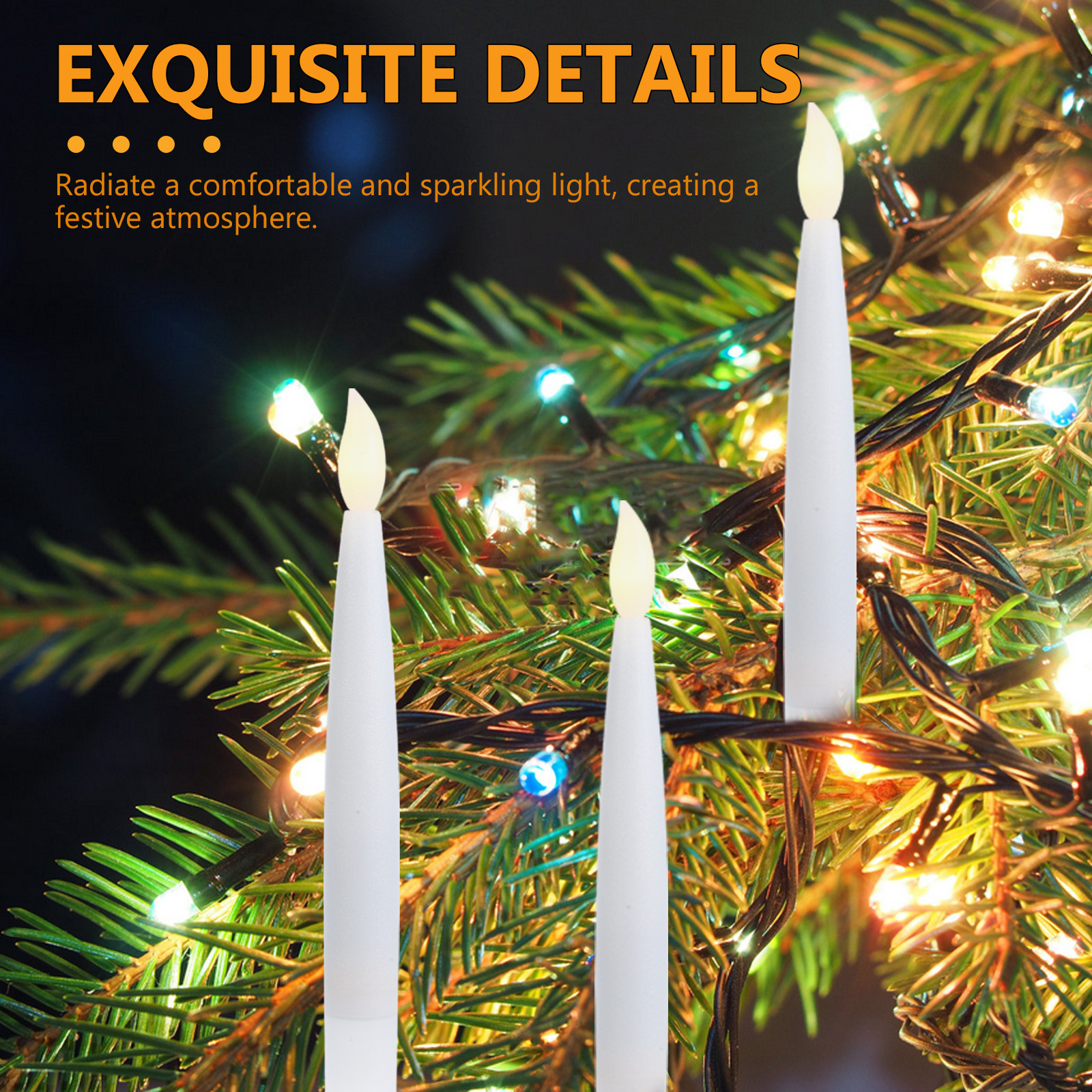 12Sets Warm White LED Decorati - Holiday Candle Set recensie en prijs