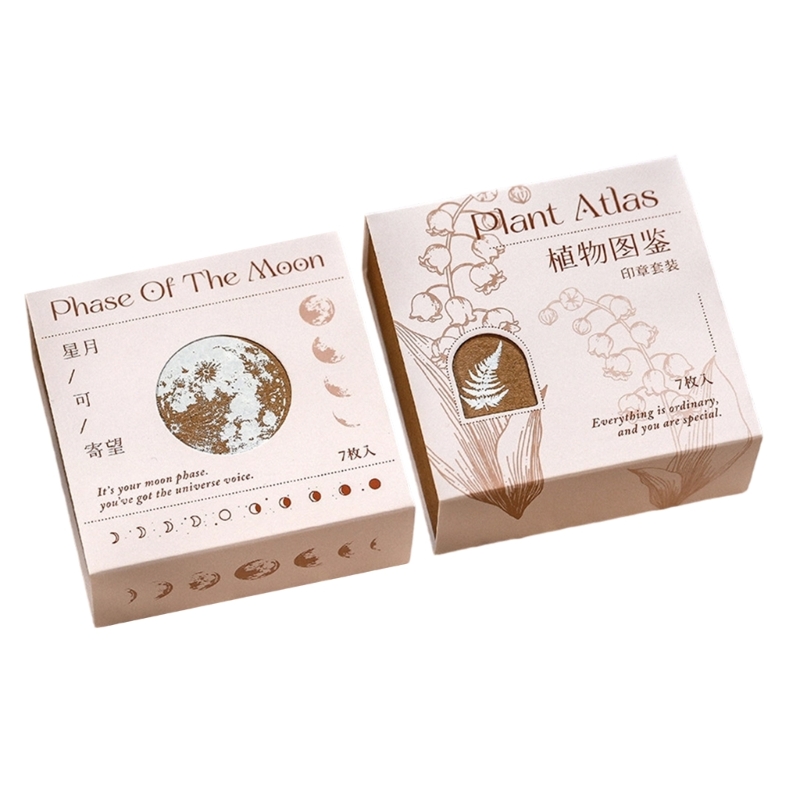Block Seal Set 7 Piece Boxed P - Gift Box Wrap Set recensie en prijs