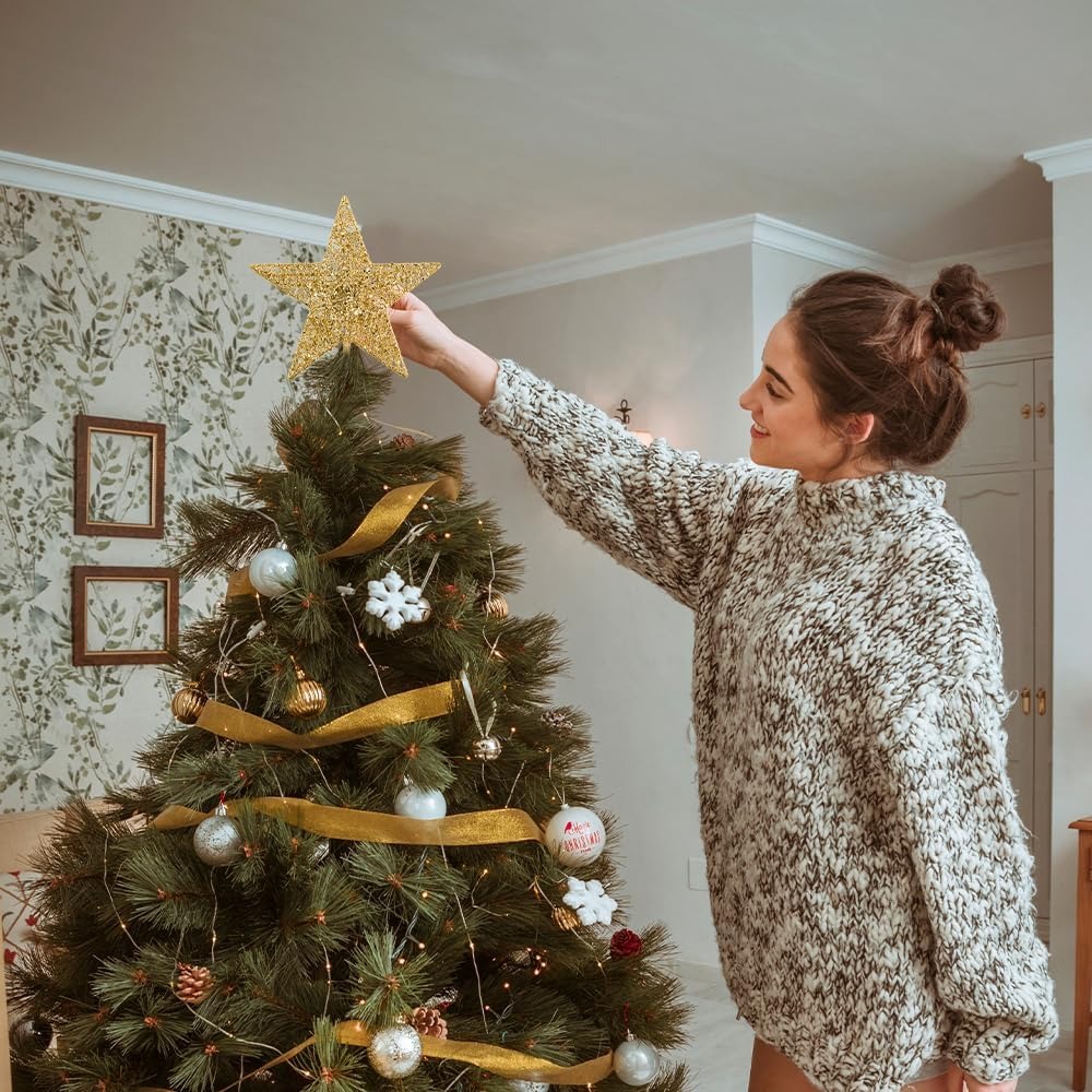Christmas Tree Topper Gold 5 P - Star Tree Topper recensie en prijs