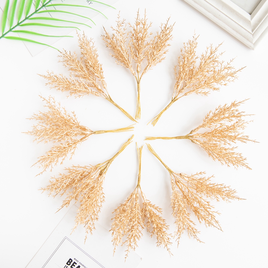 6Pcs Artificial Plants Autumn  - Christmas Wreath Fake recensie en prijs