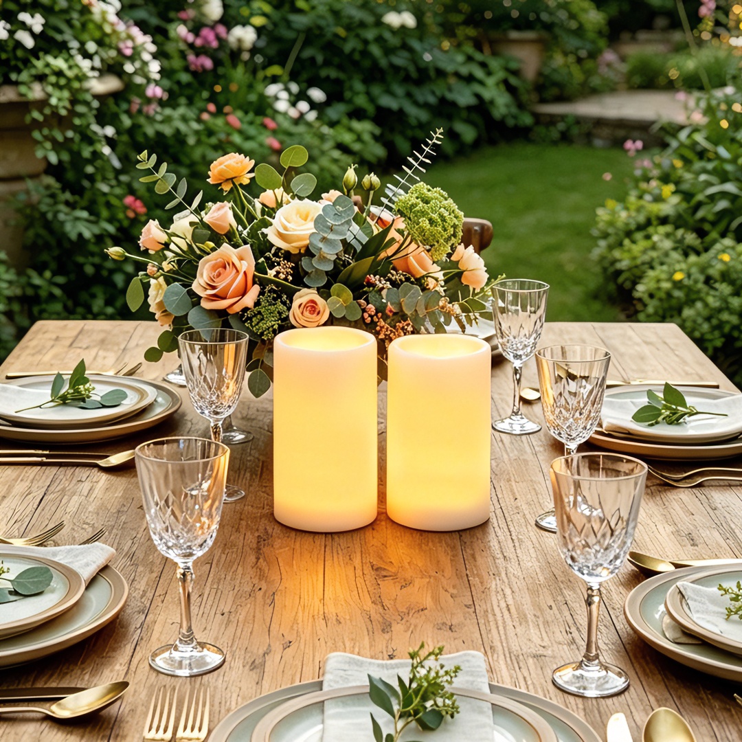 Flameless LED Pillar Candle Wa - Holiday Candle Set recensie en prijs