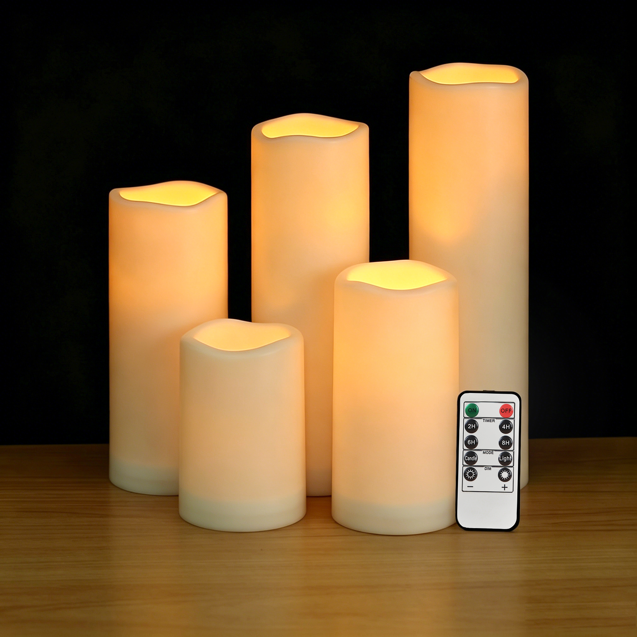 Flameless LED Pillar Candle Wa - Holiday Candle Set recensie en prijs
