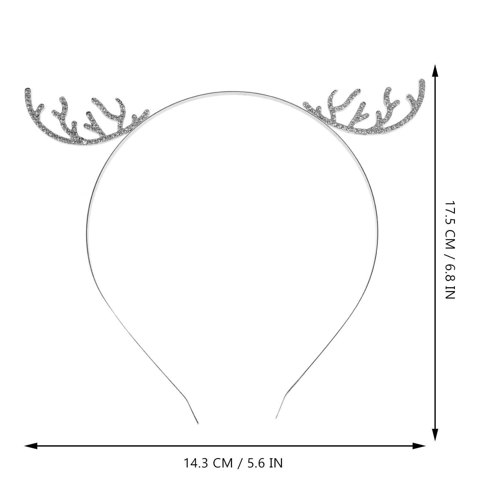 Crystal Rhinestone Antler Head - Reindeer Antlers Headband recensie en prijs