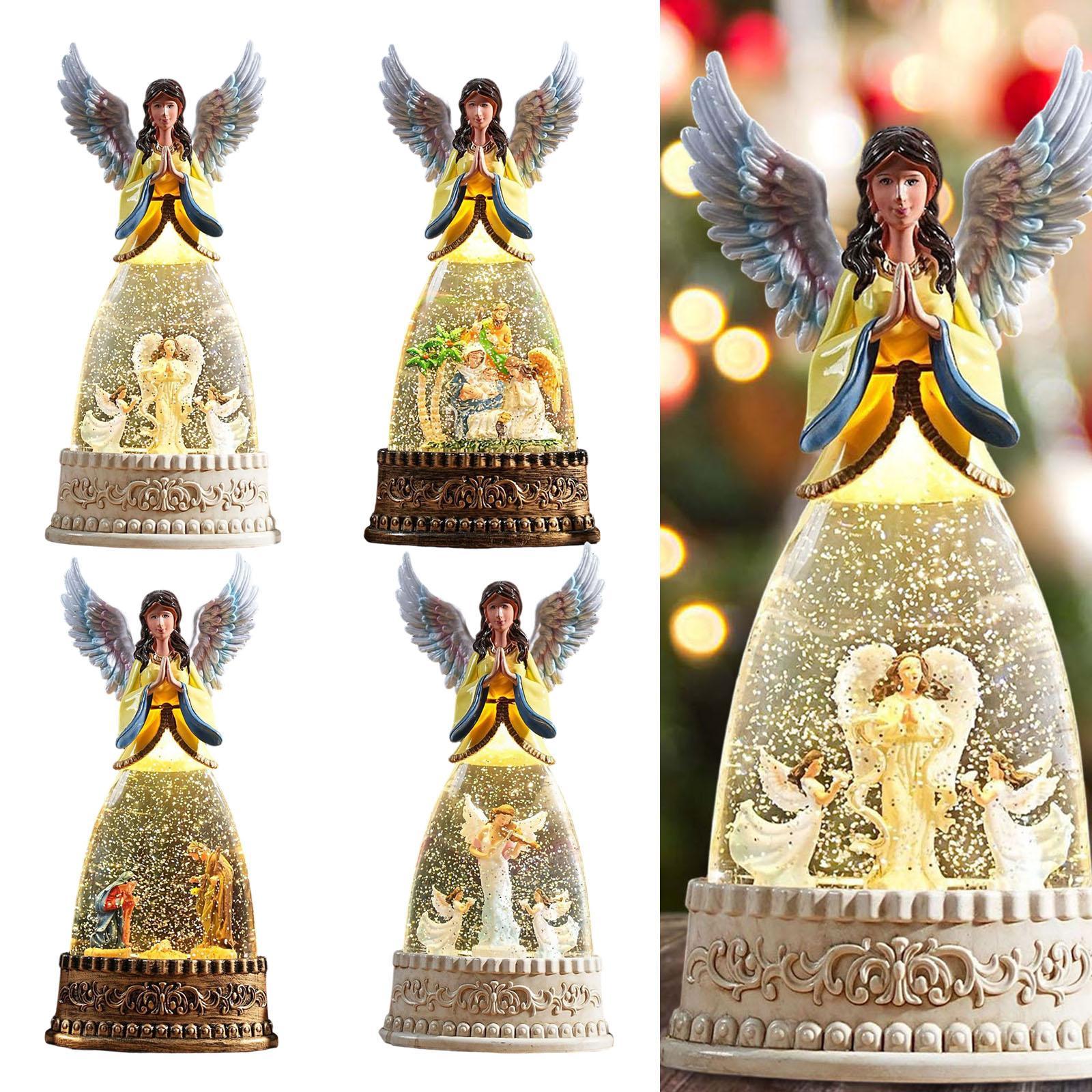 Lighted Angel Figurine Snow Gl - Snow Globe Musical recensie en prijs