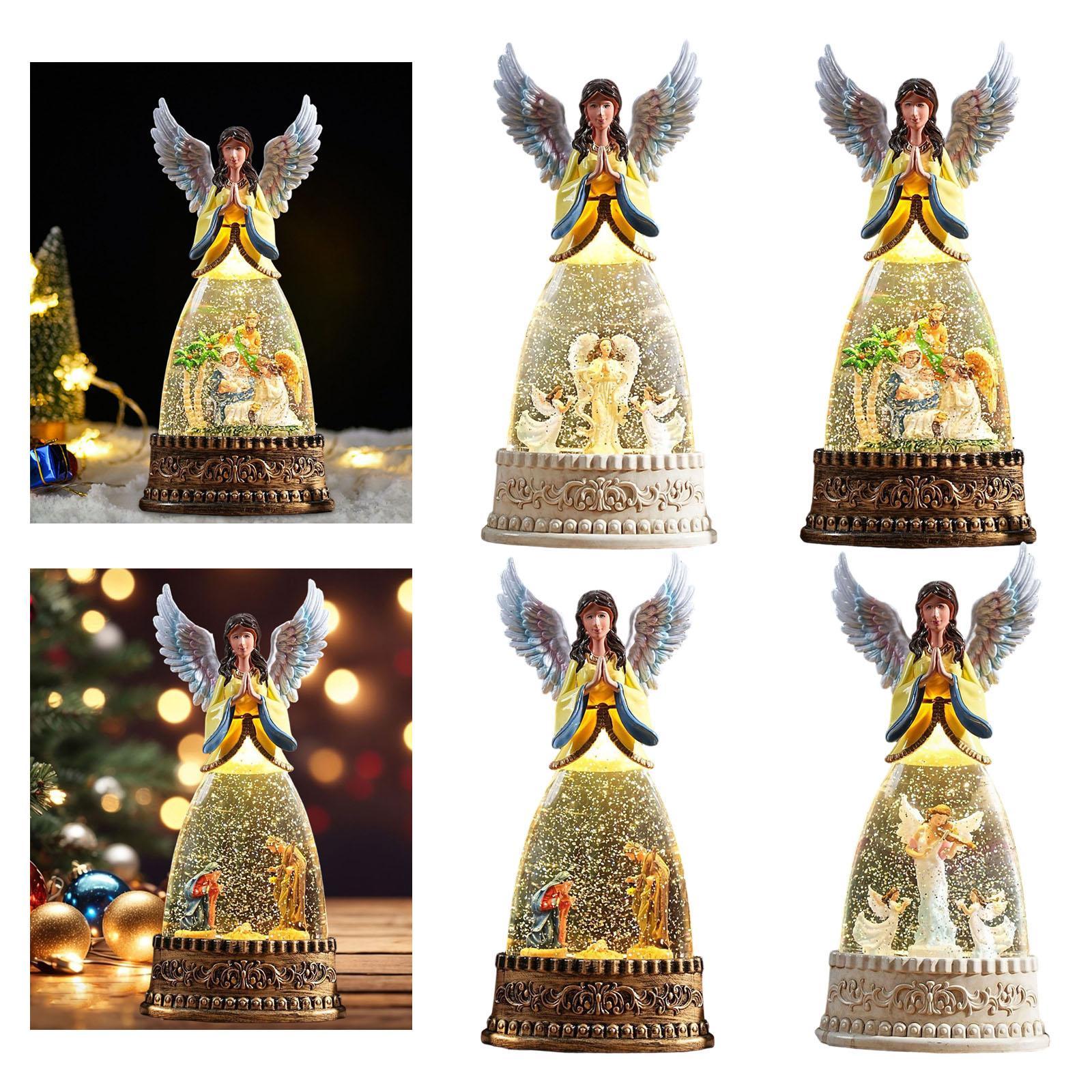 Lighted Angel Figurine Snow Gl - Snow Globe Musical recensie en prijs