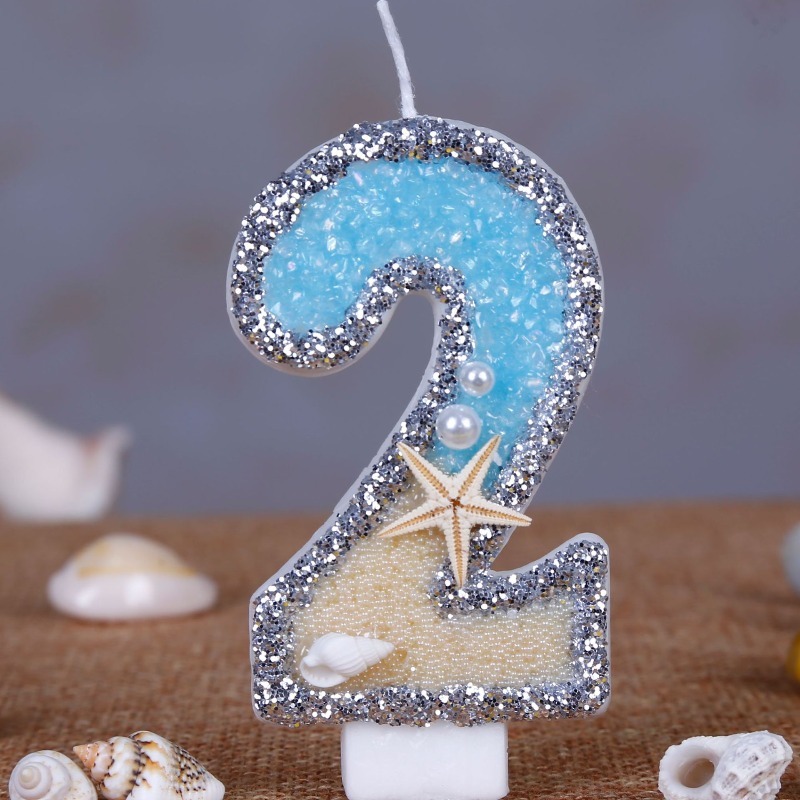 Beach Starfish Number Birthday - Holiday Candle Set recensie en prijs
