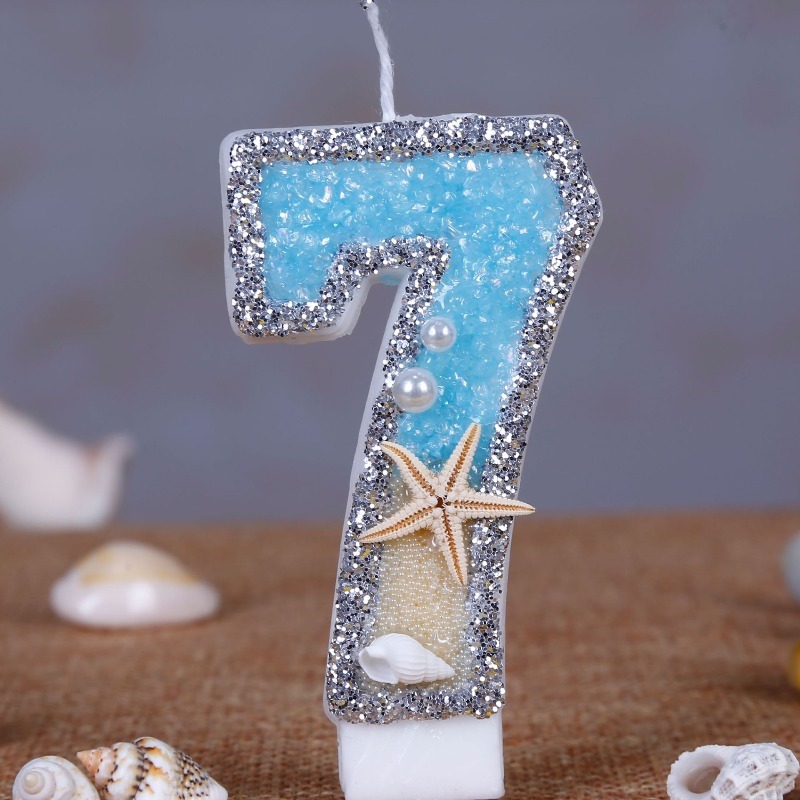 Beach Starfish Number Birthday - Holiday Candle Set recensie en prijs