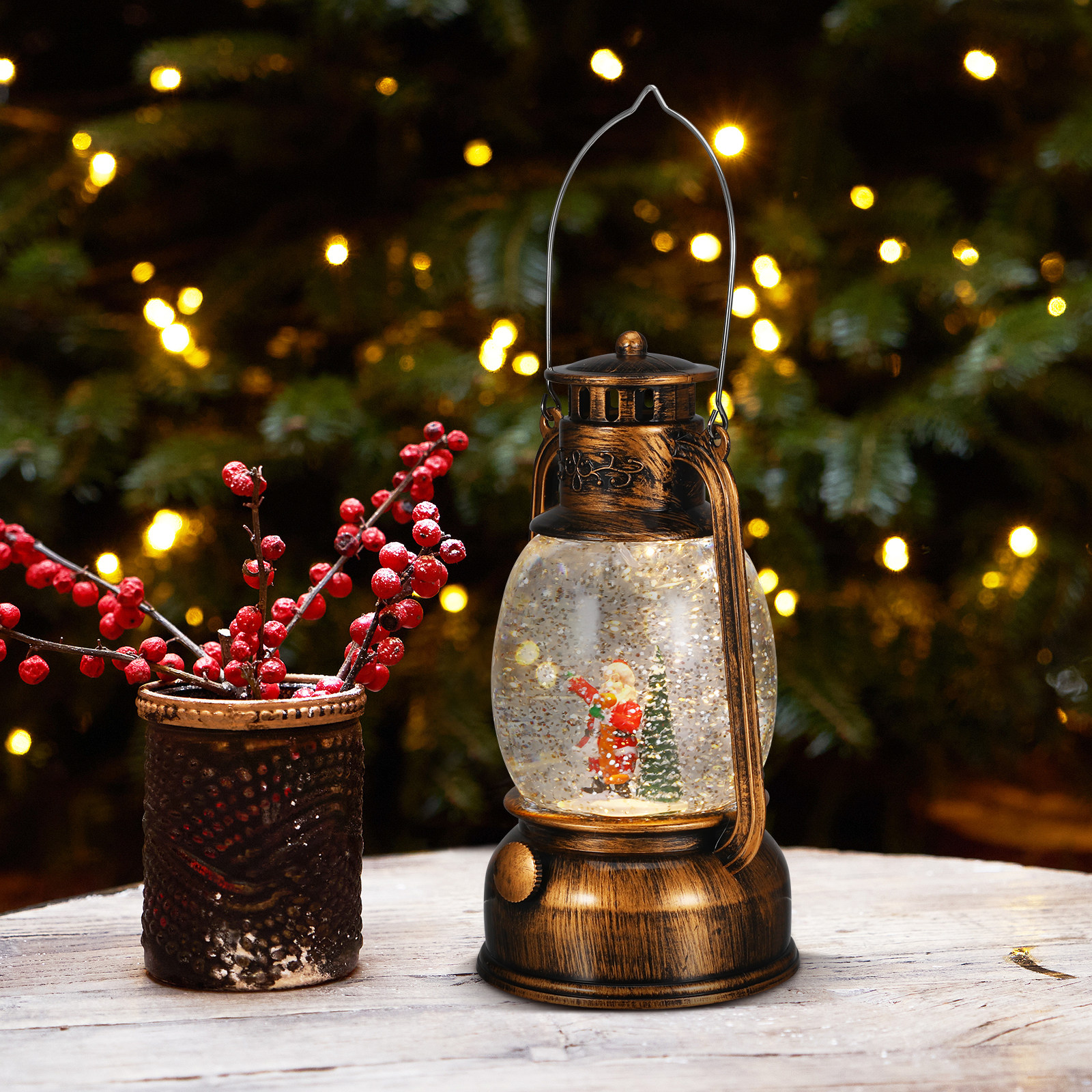 Christmas Snow Globe Lantern w - Snow Globe Musical recensie en prijs