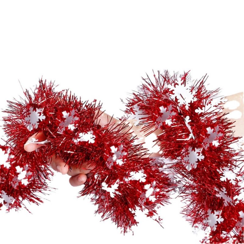 1pc Christmas Tinsel Snowflake - Tinsel Garland Decoration recensie en prijs