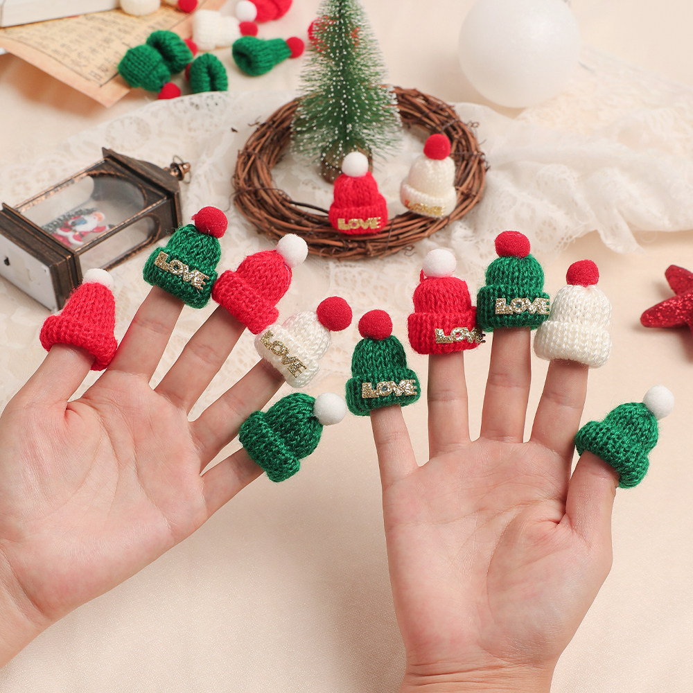 5/10Pcs Christmas Decoration M - Santa Hat Plush recensie en prijs