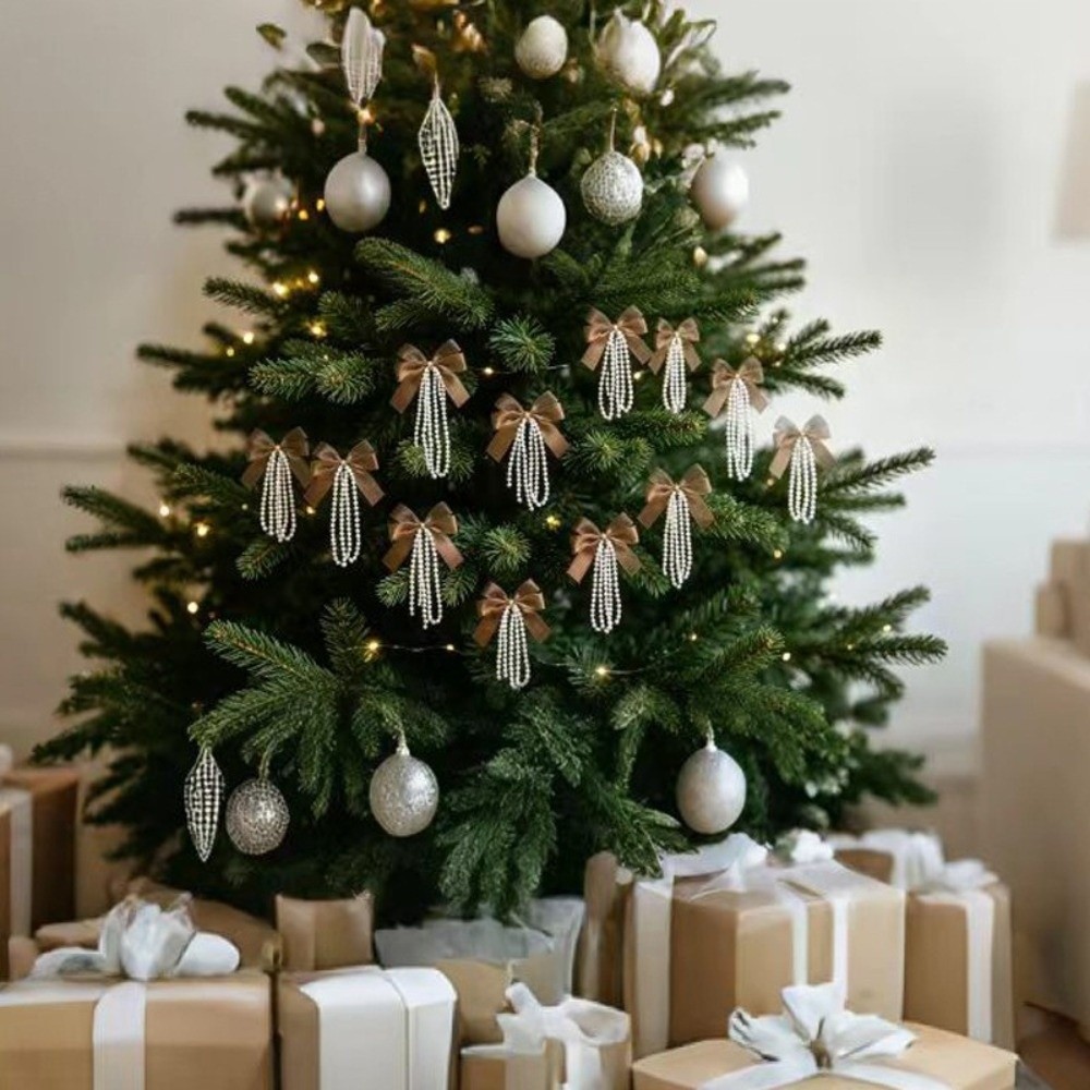 12pcs Set Christmas Tree Bows  - Gift Box Wrap Set recensie en prijs
