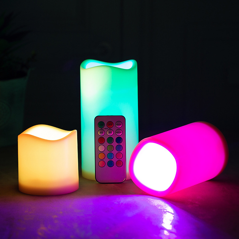3pcs/ Set LED Flameless Flicke - Holiday Candle Set recensie en prijs