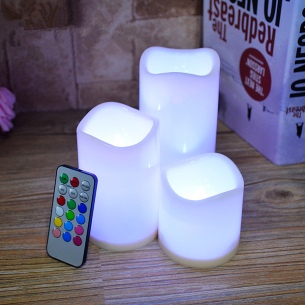 3pcs/ Set LED Flameless Flicke - Holiday Candle Set recensie en prijs