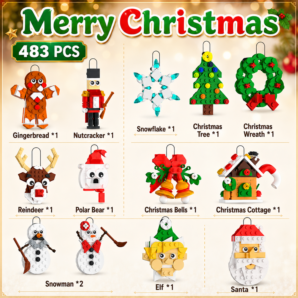 Christmas Ornaments Building B - Christmas Stocking Hanging recensie en prijs