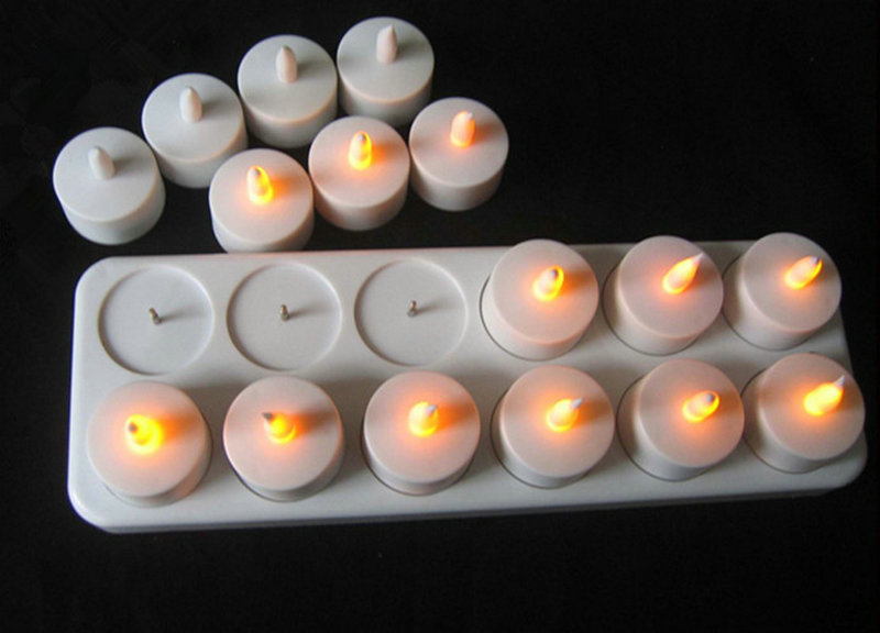 Set of 12 Rechargeable LED Can - Holiday Candle Set recensie en prijs