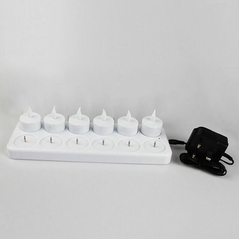 Set of 12 Rechargeable LED Can - Holiday Candle Set recensie en prijs