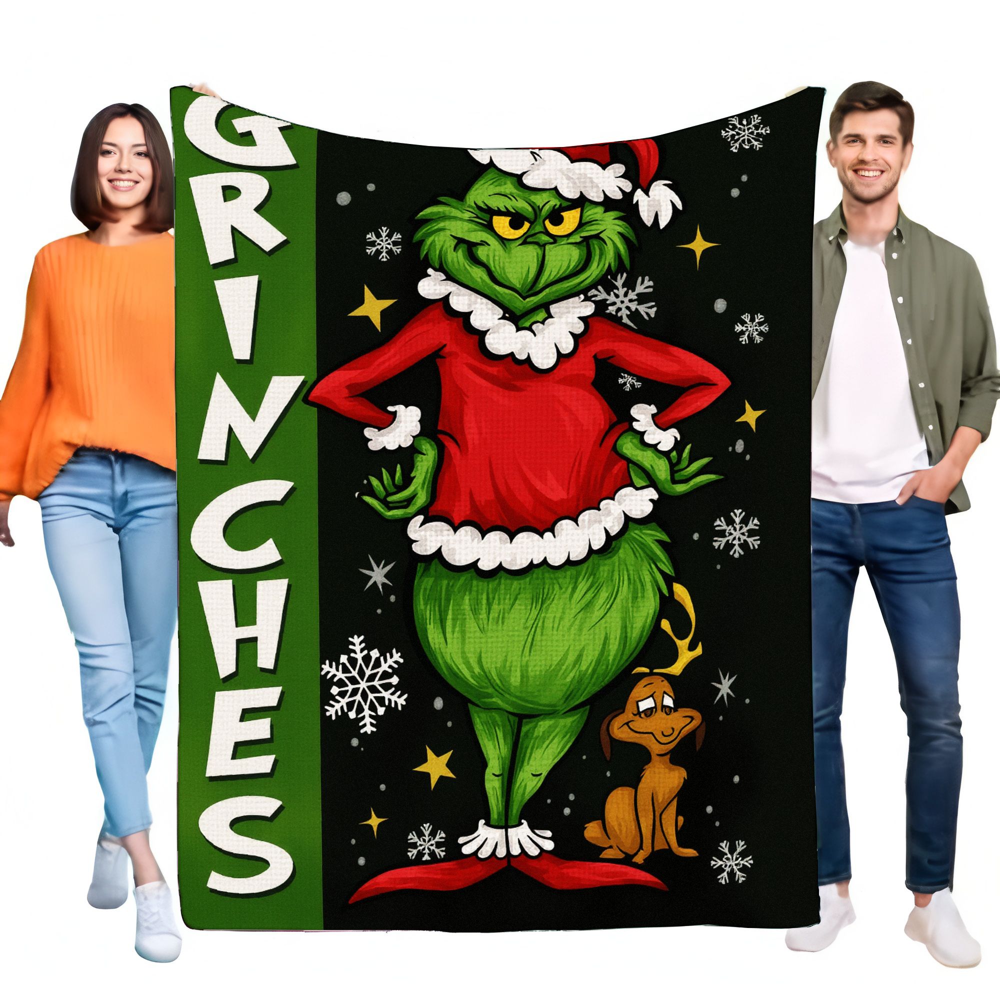 Cozy Grinch Blanket Soft Fleec - Christmas Throw Blanket recensie en prijs