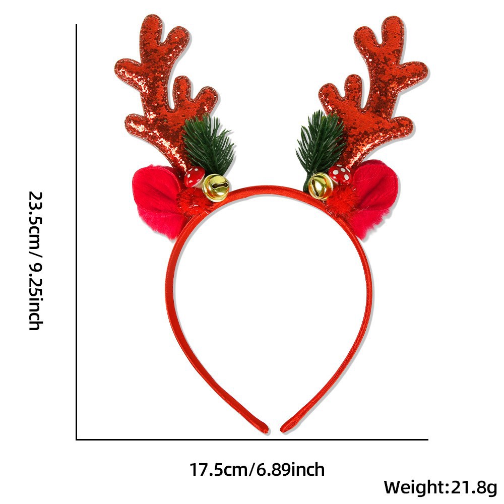 1 Piece/5Pcs Funny Santa Claus - Reindeer Antlers Headband recensie en prijs