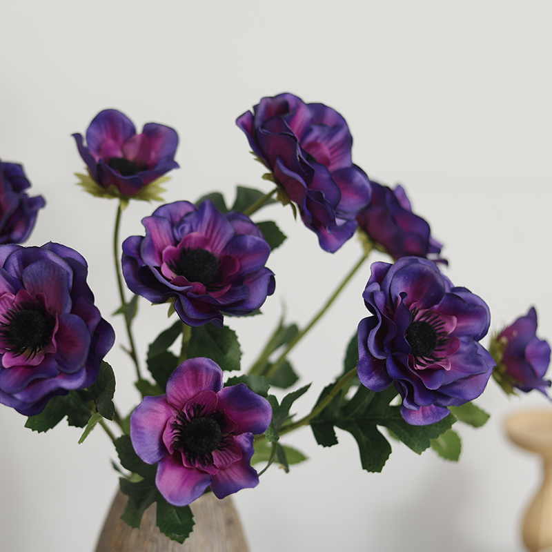 New 3 Heads Anemone Fake Flowe - Christmas Wreath Fake recensie en prijs