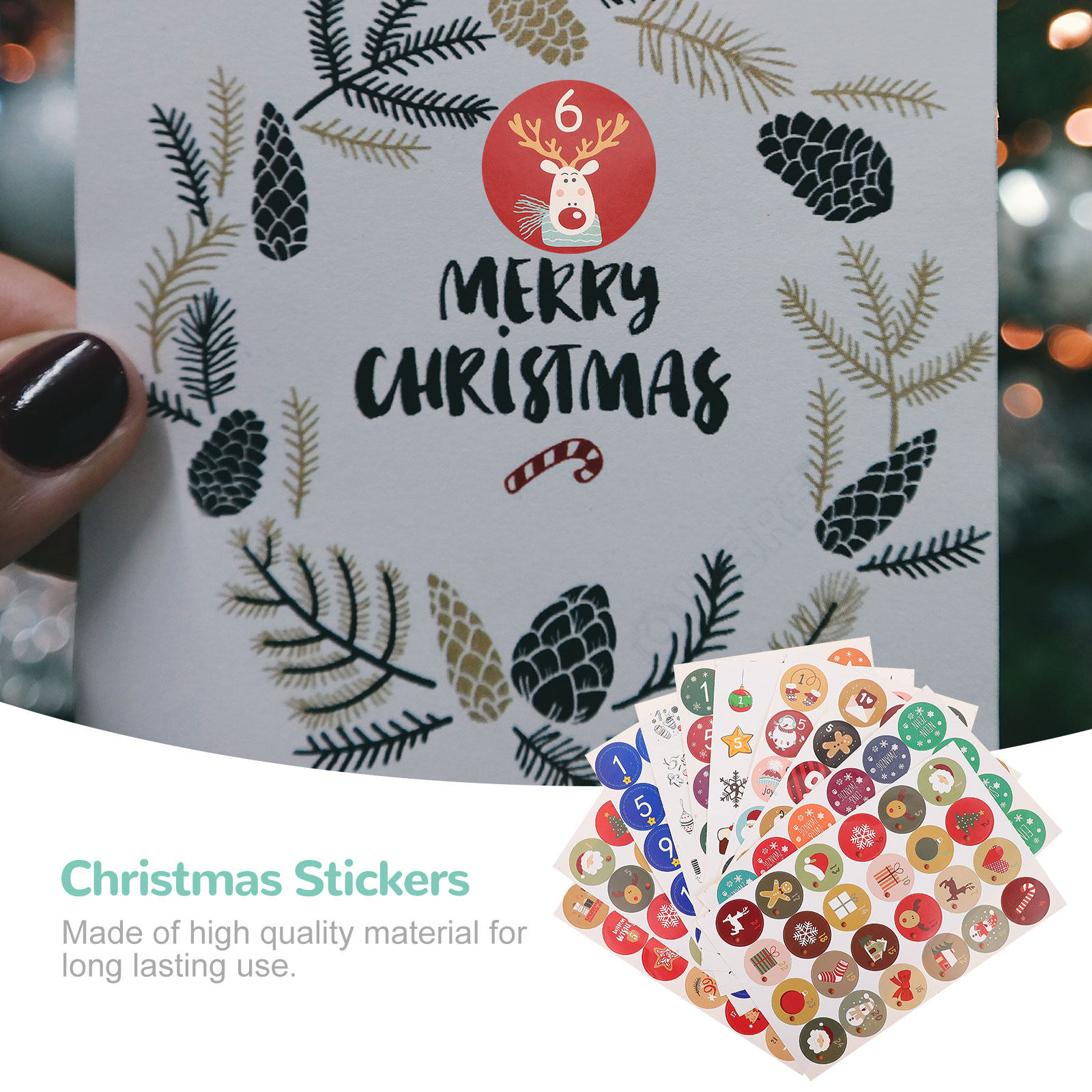 10 Sheets Christmas Decoration - Advent Calendar Gift recensie en prijs