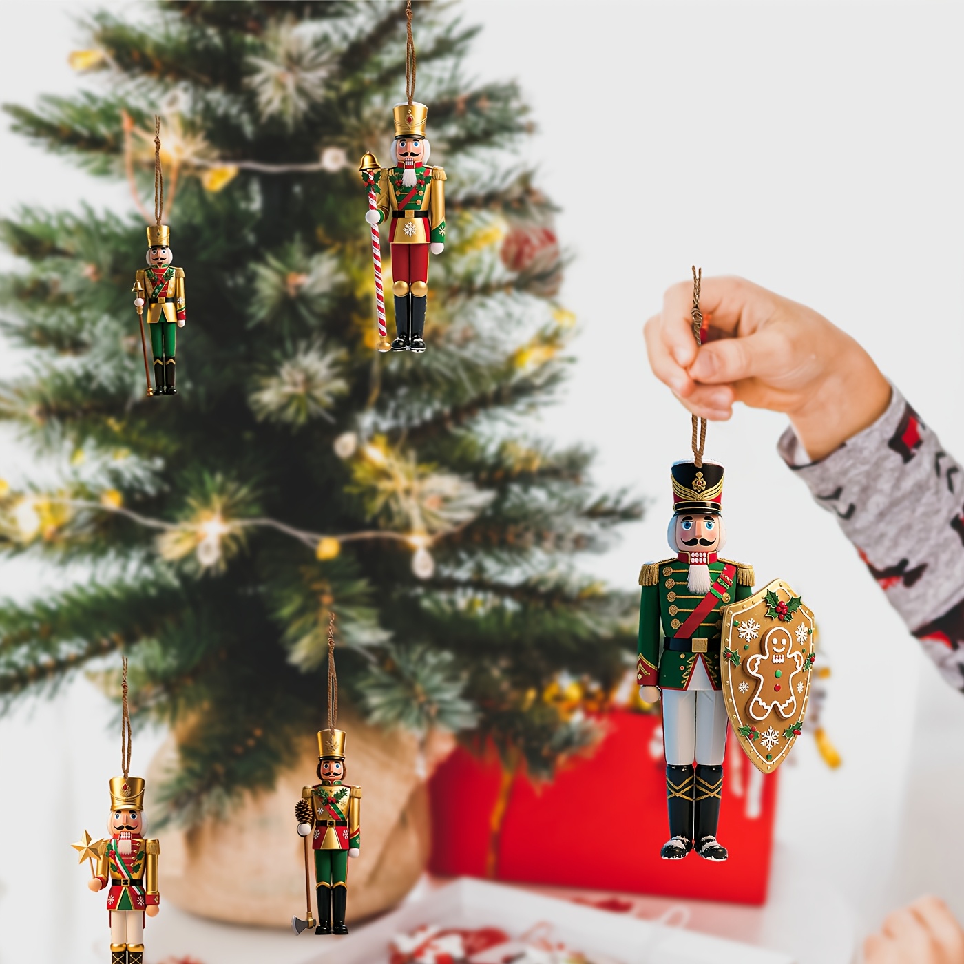 12pcs 2D Flat Wooden Christmas - Nutcracker Figurine recensie en prijs