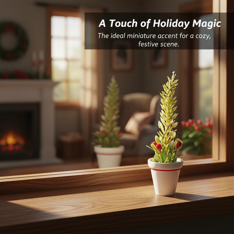 Mini Christmas Potted Tree Mod - Christmas Tree Artificial recensie en prijs