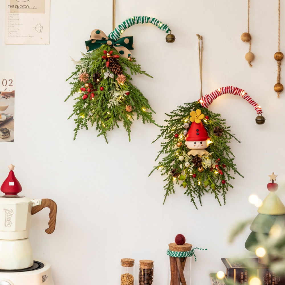 Artificial Pine Needle Christm - Christmas Wreath Fake recensie en prijs