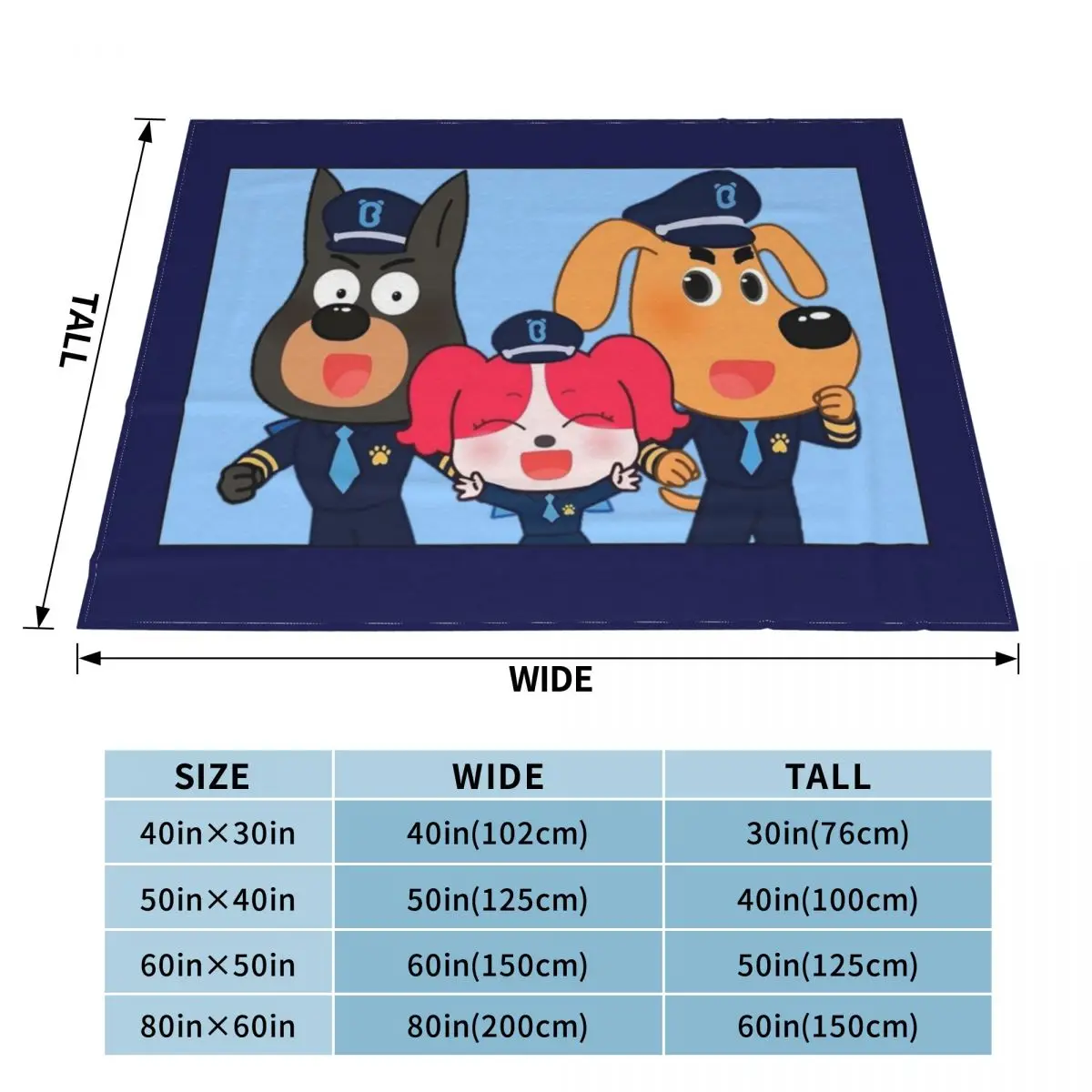 Sheriff Labrador Throw Blanket - Christmas Throw Blanket recensie en prijs