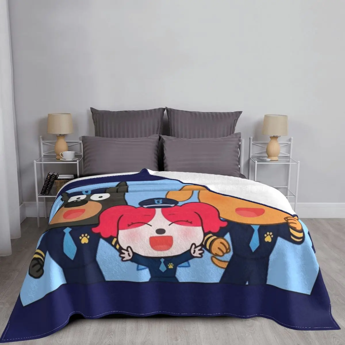 Sheriff Labrador Throw Blanket - Christmas Throw Blanket recensie en prijs