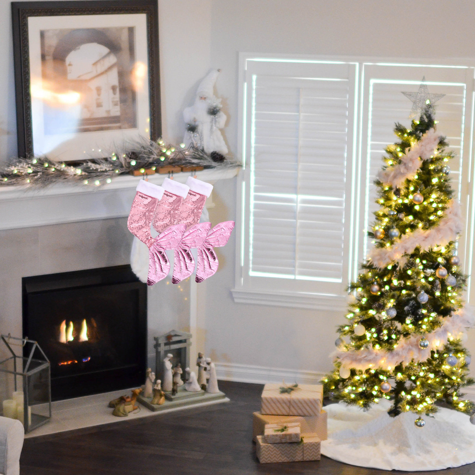 Sequins Mermaid Tail Stocking  - Christmas Stocking Hanging recensie en prijs