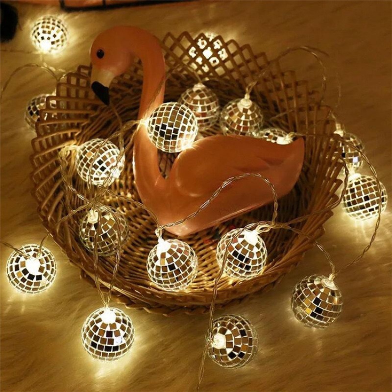1.5m LED Mirror Ball String Li - Led Fairy String Lights recensie en prijs