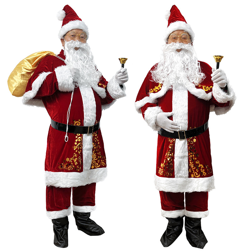 Santa Claus Costume Adult Men  - Elf Costume Christmas recensie en prijs