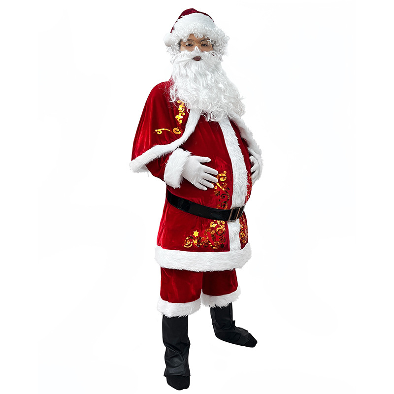 Santa Claus Costume Adult Men  - Elf Costume Christmas recensie en prijs