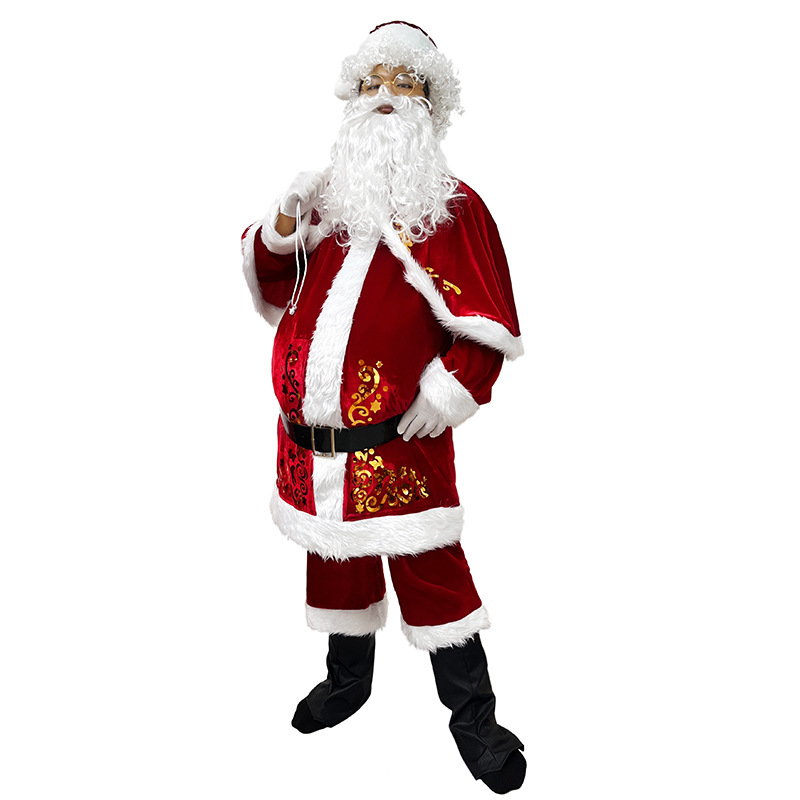 Santa Claus Costume Adult Men  - Elf Costume Christmas recensie en prijs