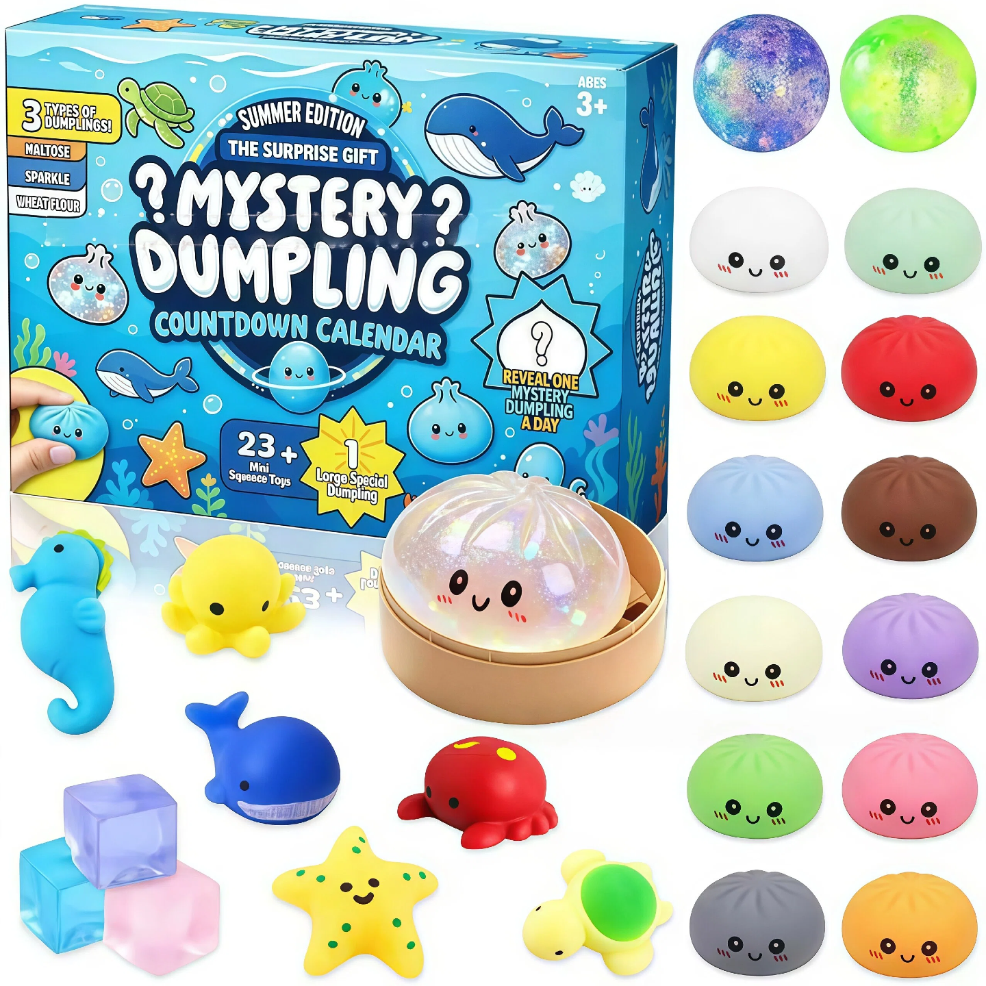 Maltose Squishy Advent Calenda - Advent Calendar Gift recensie en prijs