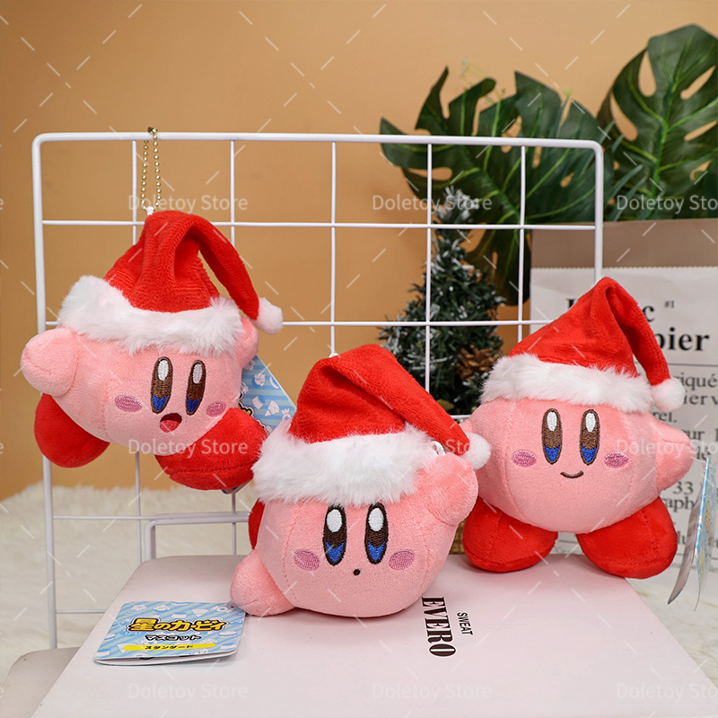 36 Styles Kirby Keychain Plush - Santa Hat Plush recensie en prijs