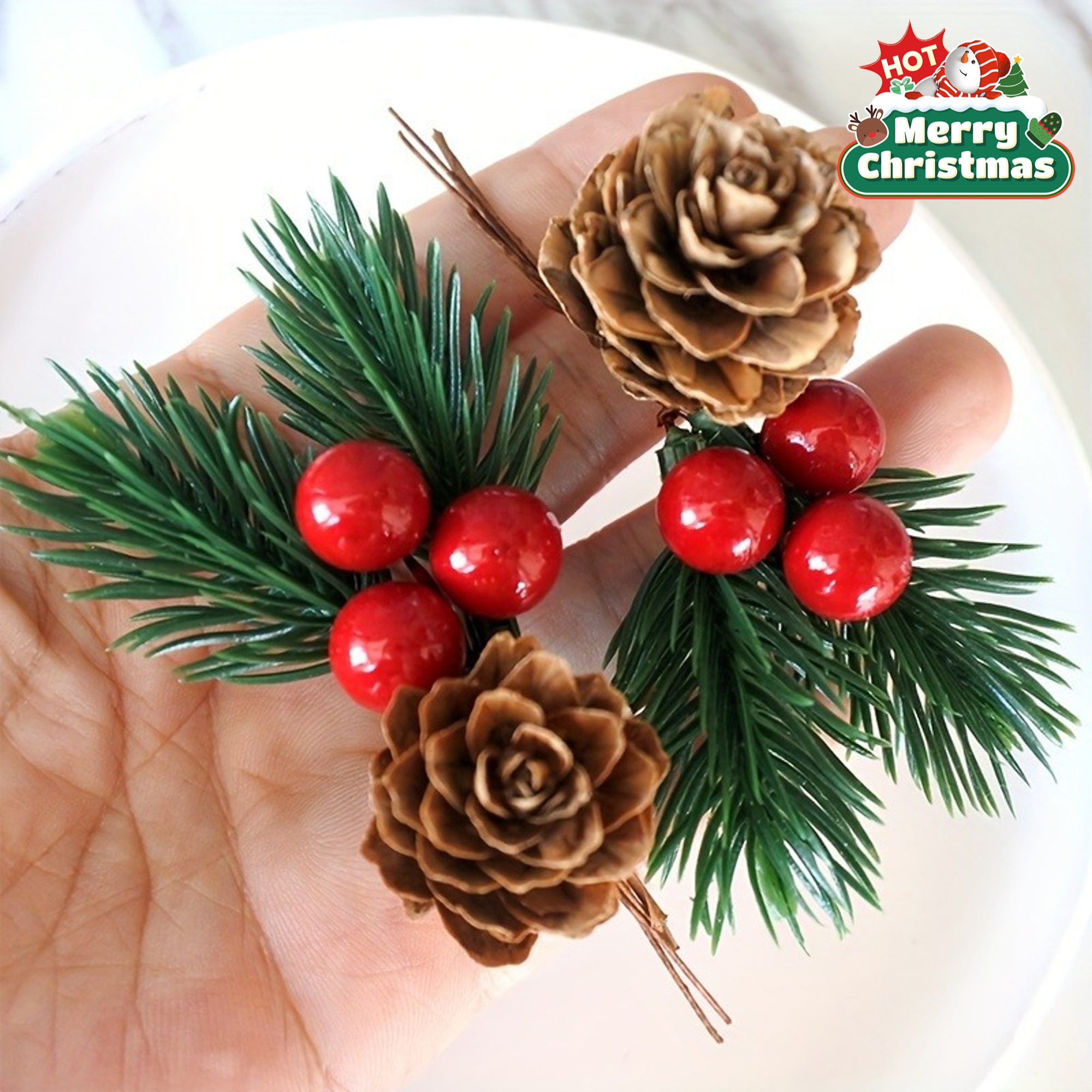 10pcs Set of Artificial Pine C - Christmas Tree Artificial recensie en prijs