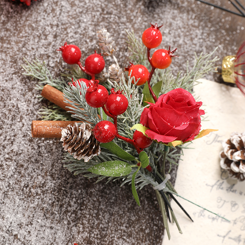 4/8Pcs 18cm Christmas Decorati - Christmas Wreath Fake recensie en prijs